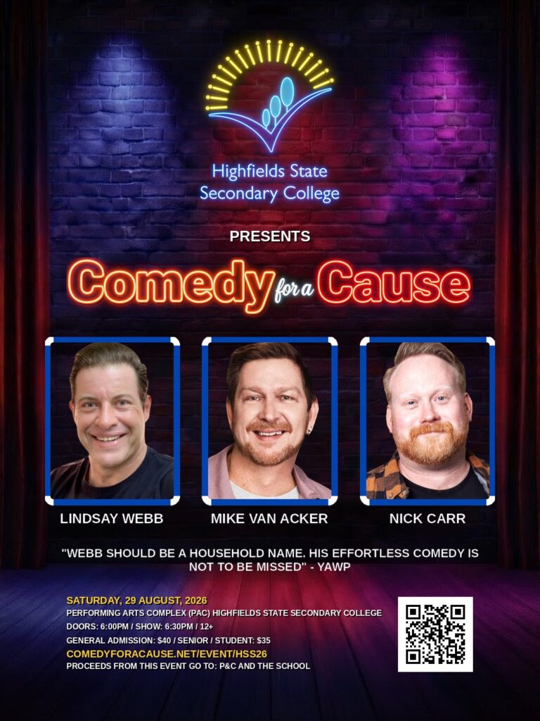 Comedy for a Cause poster - HSS26
