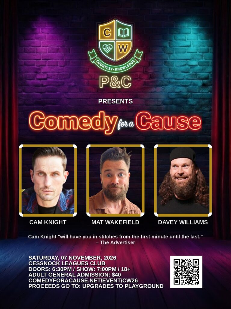 Comedy for a Cause poster - CW26