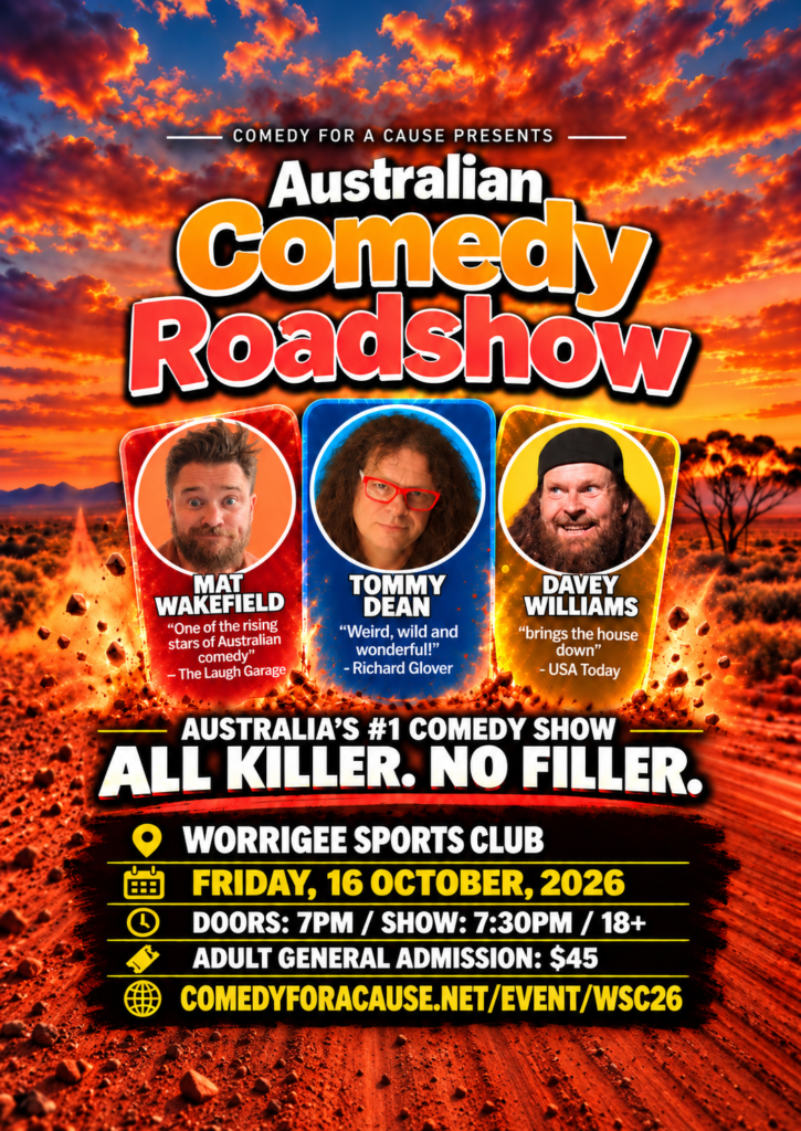 Comedy for a Cause poster - WSC26