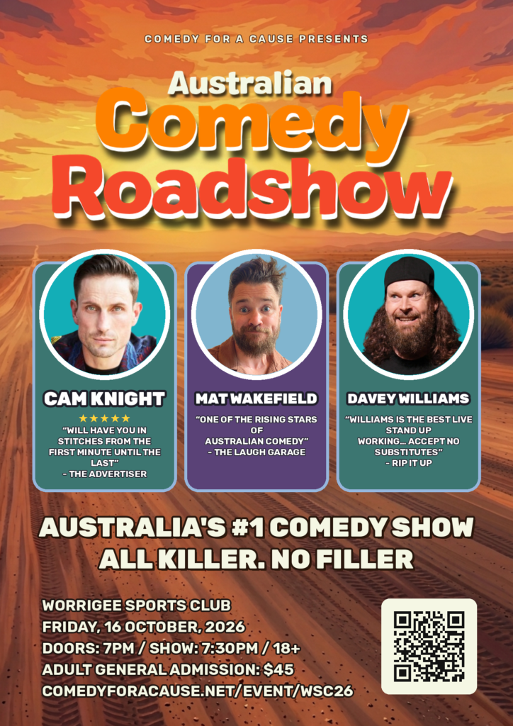 Comedy for a Cause poster - WSC26