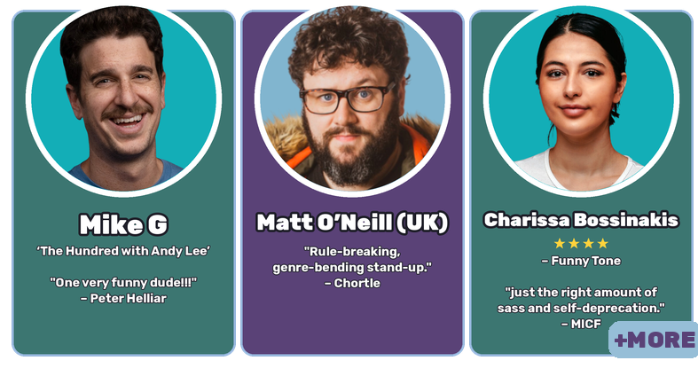 Australian Comedy Roadshow line-up