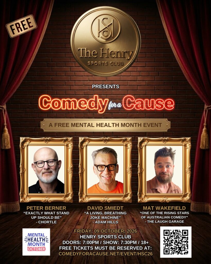 Comedy for a Cause poster - HSC26